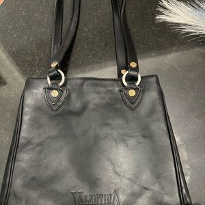 Valentina Elegant Black Tote